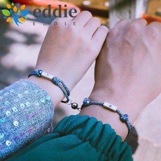 สร้อยข้อมือแม่เหล็ก 26EDIE ดึงดูดพระอาทิตย์และพระจันทร์ ปรับได้ เครื่องประดับแฟชั่น สําหรับผู้ชาย และผู้หญิง