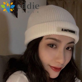 26edie หมวกบีนนี่ ผ้าขนสัตว์ถัก ลายตัวอักษร Skullies สีแคนดี้ เข้ากับทุกการแต่งกาย แฟชั่นฤดูหนาว สําหรับผู้หญิง และผู้ชาย