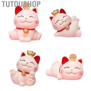 Tutoushop Resin Lucky  Ornament Chinese Style Fortune Statue Decoration New Year Figurine Crafts for Home Living Room Decor