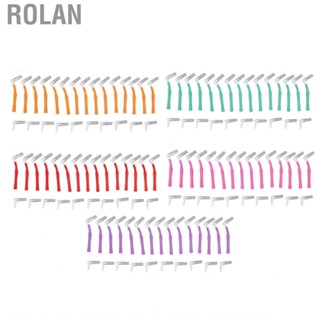 Rolan Interdental Brush L Shape Detal Cleaning for Travel