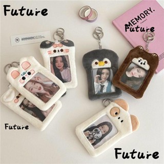 Future ที่ใส่โฟโต้การ์ด รูปกระต่ายน่ารัก เครื่องเขียนแมว Kpop Idol ฤดูหนาว