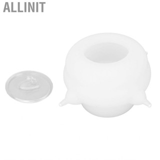 Allinit Pet  Feeder Bowl 200ml Leakage Proof  Grade Silicone 4 Nipples Prevent Choking Odorless Nursing Station for