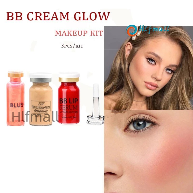 ชุดเครื่องสําอาง บลัชออน Sulam Bedak Sulam BB Lips 3 ชิ้น ต่อชุด
