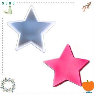 Suhu แม่พิมพ์ซิลิโคนเรซิ่น รูปดาวห้าแฉก ขนาด 11.3*11.3*2.6 ซม. สีขาว สําหรับทําเบเกอรี่