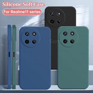 เคสโทรศัพท์มือถือ ซิลิโคนนิ่ม กันกระแทก เรียบง่าย ทนทาน สําหรับ Realme11 NFC 4G Realme 11 Pro + Plus 5G Realme 11Pro+ RMX3771 RMX3740 RMX3741 2023