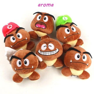 Aroma Goomba ตุ๊กตาของเล่น การ์ตูนมาริโอ้ น่ารัก ขนาด 14 ซม. ของขวัญสําหรับเด็ก