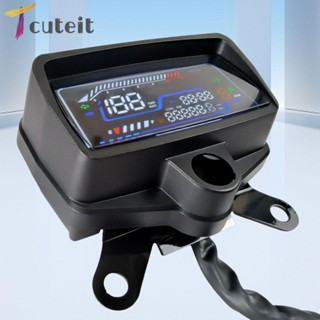 Tcuteit แดชบอร์ดมาตรวัดความเร็ว หน้าจอ LCD สําหรับ CG125-CG150