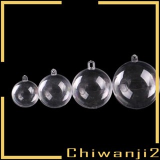 [Chiwanji2] ลูกบอลใส ขนาด 40 มม. สําหรับแขวนตกแต่งคริสต์มาส DIY 10 ชิ้น
