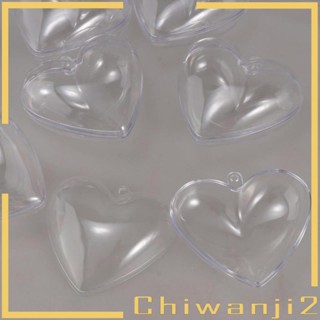 [Chiwanji2] กล่องขนมหวาน แบบใส 6 ซม. สําหรับใส่เครื่องประดับ งานแต่งงาน 10 ชิ้น