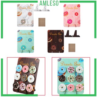 [Amleso] แผ่นบอร์ดวางโดนัท แบบติดผนัง สําหรับเจ้าสาว