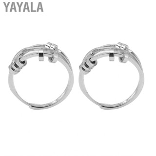 Yayala 2pcs  Anxiety For Women Men Simple Fashionable Rotating Relief