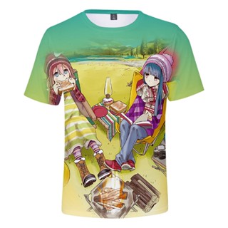 เสื้อกันหนาว ลายการ์ตูนอนิเมะ Yuru Camp T Streetwear 2022