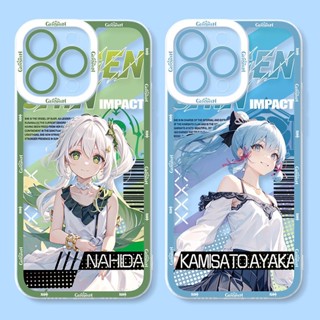 เคสโทรศัพท์ OPPO นิ่ม แบบใส น่ารัก genshin