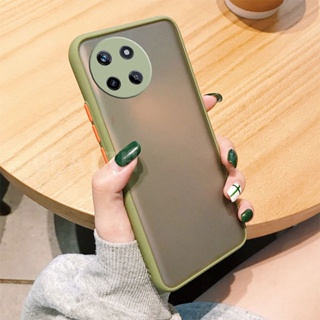 ใหม่ เคสโทรศัพท์มือถือ PC แข็ง แบบใส กันกระแทก ป้องกันเลนส์ หรูหรา สําหรับ REALME 11 4G 5G NFC REALME C51 C53 11 Pro 11 Pro+ 2023 Realme11 REALMEC51