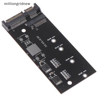 [milliongridnew] อะแดปเตอร์การ์ดขยาย B+m key sata m.2 ngff ssd เป็น sata 3 raiser m.2 เป็น sata WQL