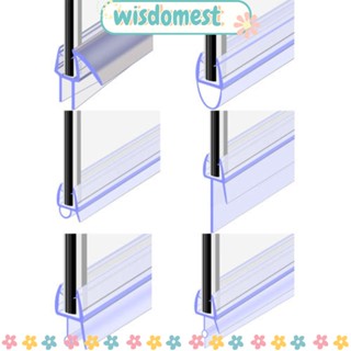 WISDOMEST 1 เมตร 6-12 มม. F U h รูปร่างซีลแถบยางซิลิโคนอาบน้ําหน้าจอปรับปรุงบ้านหน้าต่างซีล