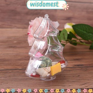 Wisdomest กล่องพลาสติกใส สําหรับใส่ขนมหวาน