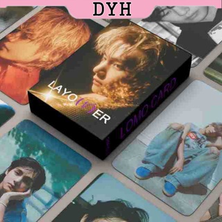 โปสการ์ดอัลบั้ม KPOP LOMO BTS V Photocards Layover จํานวน 55 ชิ้น ต่อกล่อง