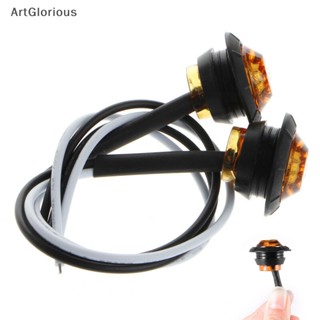 Art ไฟหรี่ข้าง Led 3 ดวง สีเหลืองอําพัน 12V 3/4 นิ้ว 1 ชิ้น