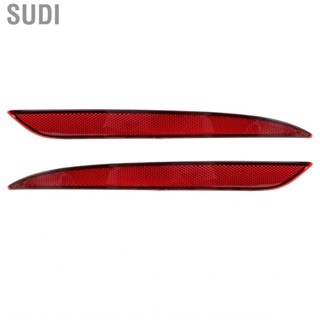 Sudi Rear Bumper Reflector  Weather Resistant Red Lens Easy To Install Tail Light Reflectors for Model 3 2017 2023