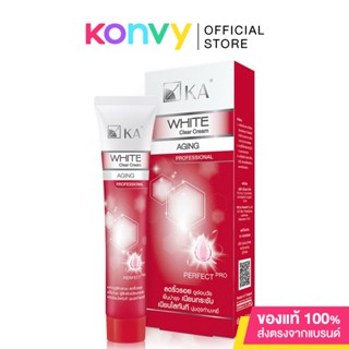 KA White Clear Cream Aging Professional 45g ครีมบำรุงผิวเข้มข้น สูตรลดริ้วรอย เนื้อเนียนละเอียด.