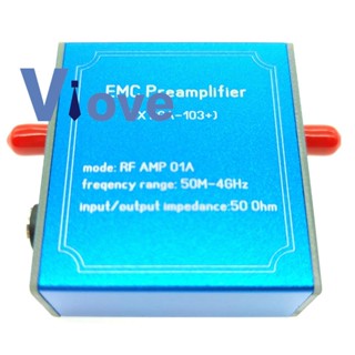 เครื่องขยายเสียงสัญญาณแม่เหล็ก 50M-4GHz LNA PGA-103 EMC EMI