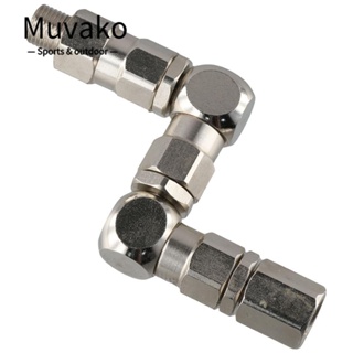 Muvako ข้อต่อเพ้นท์ สเตนเลส 1/4 Z-Type Z-Swivel 1/4 นิ้ว (M) x 1/4 นิ้ว(F) อุปกรณ์เสริมปั๊มพ่นสเปรย์