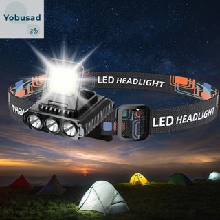 [Yobusad.th] โคมไฟ LED COB ปรับได้ ชาร์จ USB สําหรับตั้งแคมป์ เดินป่า ตกปลา