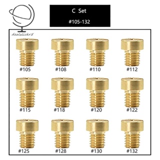 [Dealslickr5 ] คาร์บูเรเตอร์เจ็ท 5 มม. สําหรับ Mikuni Vm22 Vm24 Vm26 125 150 Main Jets 105-132 12 ชิ้น