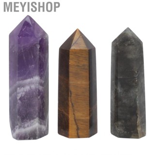 Meyishop Healing Wand Set Amethyst Tiger Eye Chakra Energy Balancing  Meditation