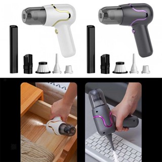 Mini Cordless Car Vacuum Dust Collector with Different Nozzles Quick Cleaning