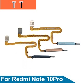  อะไหล่ปุ่มโฮมเซนเซอร์ลายนิ้วมือ แบบเปลี่ยน สําหรับ Redmi Note 10 Pro