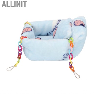 Allinit Hamster Hanging Warm Bed Strawberry Pattern Small   Hammock with Pillow for Hedgehog