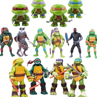 Tmnt โมเดลฟิกเกอร์นินจาเต่า ขนาดเล็ก ของเล่นสําหรับเด็ก วัยรุ่น