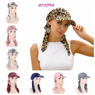 Aroma หมวกโจรสลัด หางยาว แห้งเร็ว ระบายอากาศ หมวกผ้าพันคอ อเนกประสงค์ กันฝุ่น ที่คาดผม ฮิปฮอป ฤดูร้อน