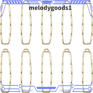 Melodygoods1 จี้โลหะผสม รูปดอกไม้ แบบกลวง สีทอง สําหรับทํางานฝีมือ DIY