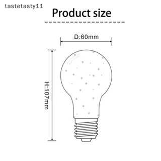 Ta หลอดไฟ LED E27 6W 85-265V รูปดาว 3D สไตล์วินเทจ สําหรับตกแต่ง