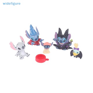 Widefigure Lilo &amp; Stitch ฟิกเกอร์แอกชัน แฮนด์เมด อะนิเมะ ตกแต่ง มินิ ตุ๊กตา DIy ของเล่น โมเดล Nice