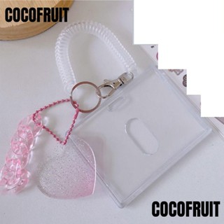 Cocofruit จี้อะคริลิคใส รูป Kpop สําหรับใส่บัตรประจําตัวประชาชน โทรศัพท์ การ์ดรูปภาพ 2 ชิ้น