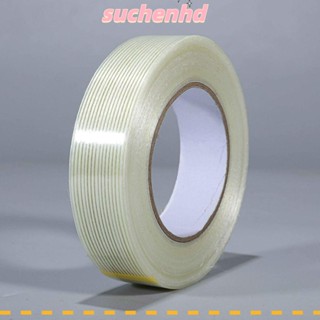 Suchenhd เทปไฟเบอร์กลาส 1 นิ้ว X 55 หลา พร้อมเทปไฟเบอร์กลาส ยึดติดแน่นสูง สําหรับห่อบรรจุภัณฑ์