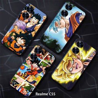 เคสโทรศัพท์ซิลิโคน TPU แบบนิ่ม ลายการ์ตูนดราก้อนบอล กันกระแทก สําหรับ Realme C30 C30S C31 C33 C35 C53 C55