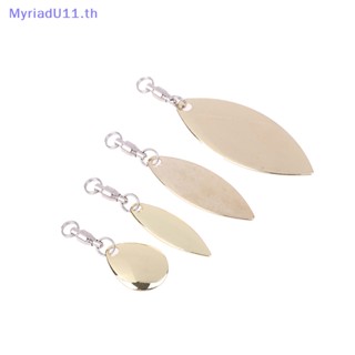 Myriadu เหยื่อตกปลา VIB แบบโลหะสเตนเลส สะท้อนแสง DIY 10 ชิ้น