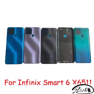 Aaaa อะไหล่ฝาครอบแบตเตอรี่ ด้านหลัง สําหรับ Infinix Smart 6 X6511