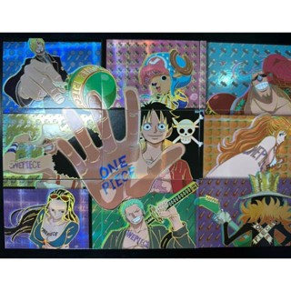 การ์ดปริศนา อนิเมะ One Piece ชุดละ 9 ใบ