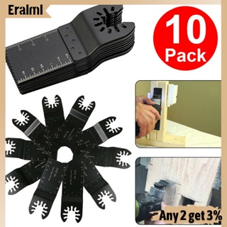 Eralml ใบเลื่อยสั่น เหล็กคาร์บอน 34 มม. ความแข็งแรงสูง Diy 10 ชิ้น