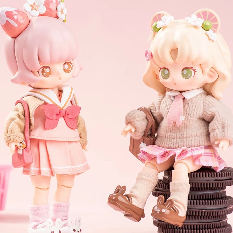 Teennar Sakura Jk Series Ob11 1/12 Bjd Dolls Blind Box Mystery Box Toys Cute Anime Figure Ornaments Girl Gift Collection