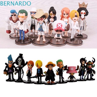 Bernardo โมเดลฟิกเกอร์ Luffy Usopp Sanji Roronoa Zoro Nami Robin Chopper ของเล่นสําหรับเด็ก