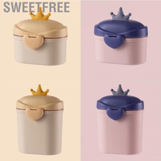 Sweetfree Baby   Container Portable Cartoon Crown Double Layer Fruit Snack Storage Box Large
