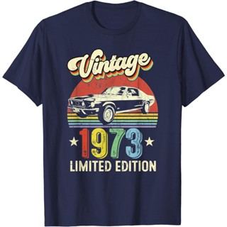 เสื้อยืด พิมพ์ลาย 1973 Limited Edition 49th Birthday สไตล์วินเทจ ของขวัญวันเกิด 49 ปี