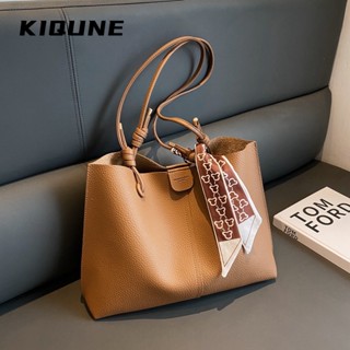 KIQUNE กระเป๋าผ้ากระเป๋าผ้าแคนวาส Tote Bag 2023 NEW GTT2390OIP 37Z230911